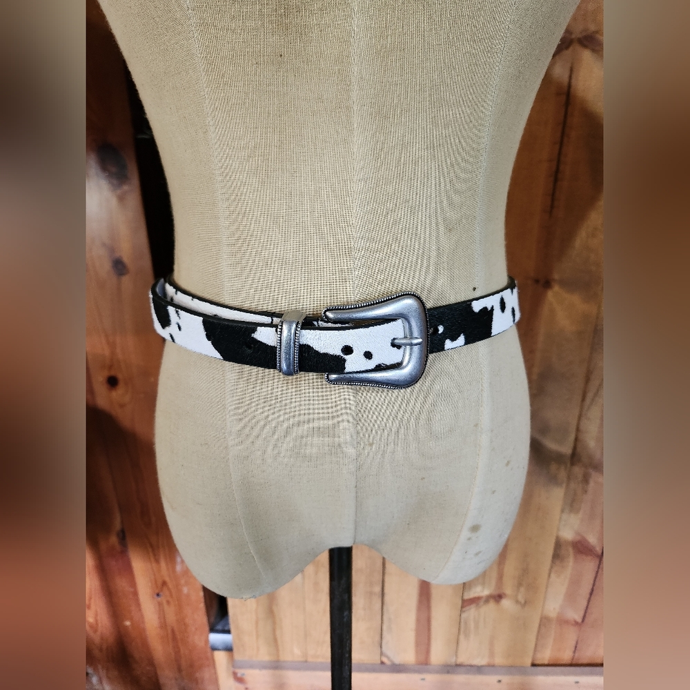 Cowhide leather belt western